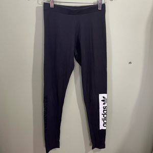 Adult XS Adidas Leggings Dark Grey